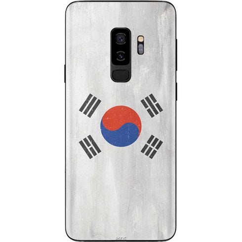 South Korean Flag Distressed Galaxy S9 Plus Skin